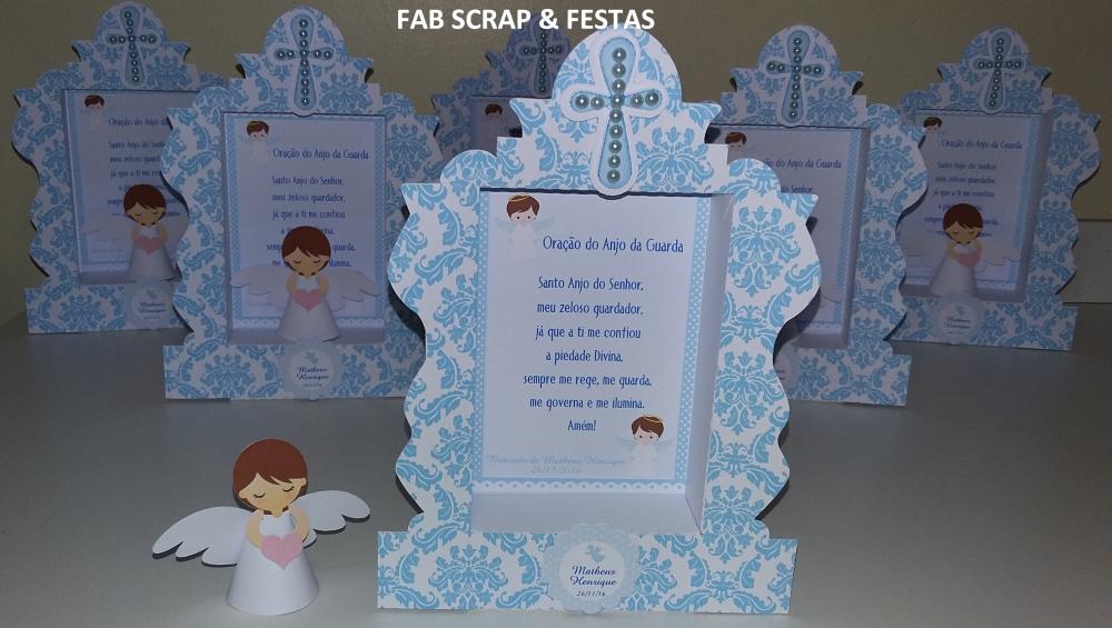 ORATÓRIO SCRAP AZUL E BRANCO