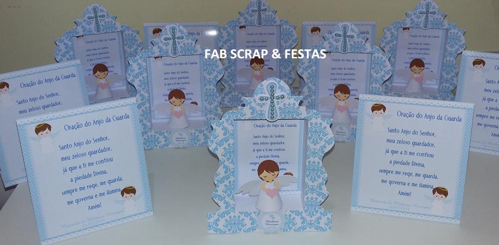 ORATÓRIO SCRAP AZUL E BRANCO