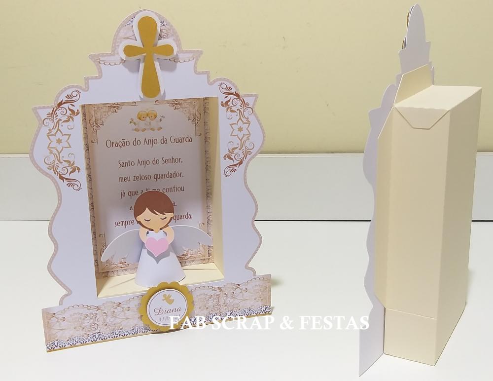 ORATÓRIO SCRAP DOURADO E BRANCO