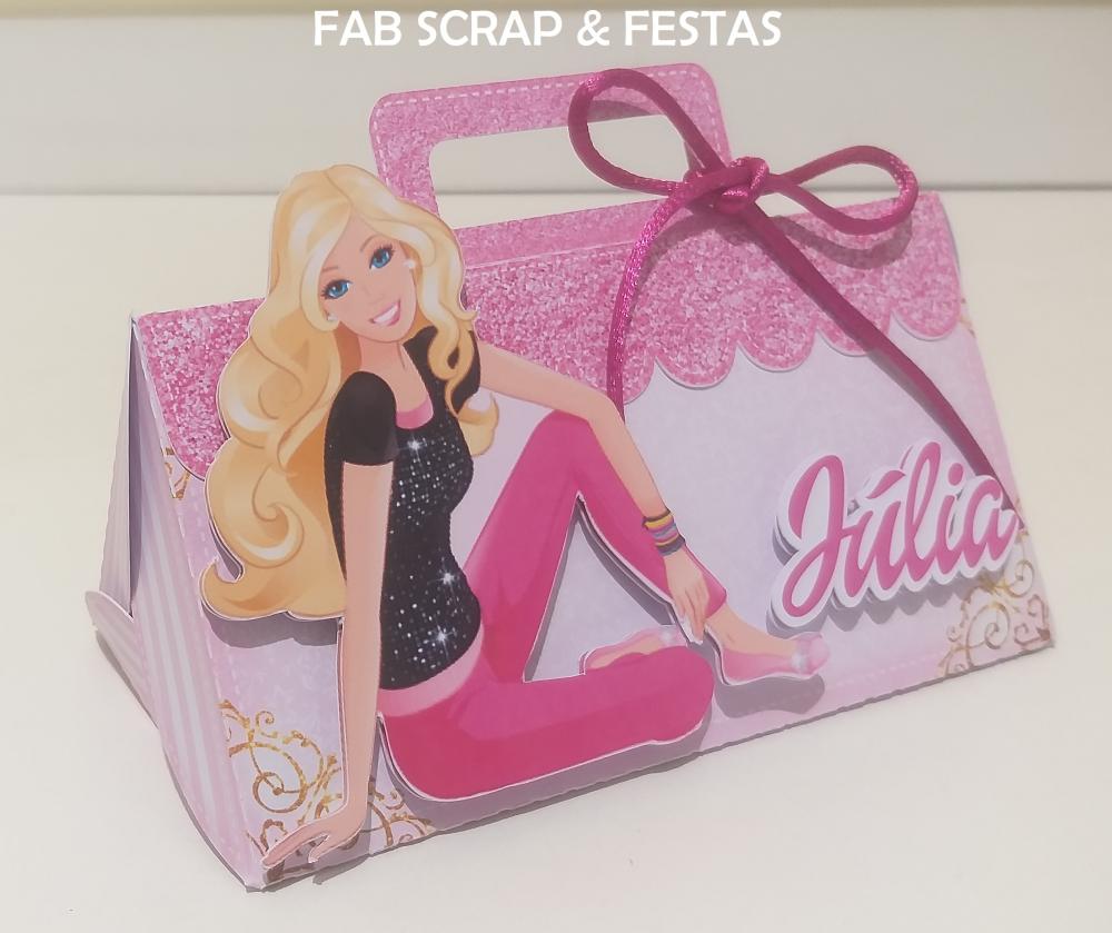 CAIXA MALETA TRIANGULAR BARBIE