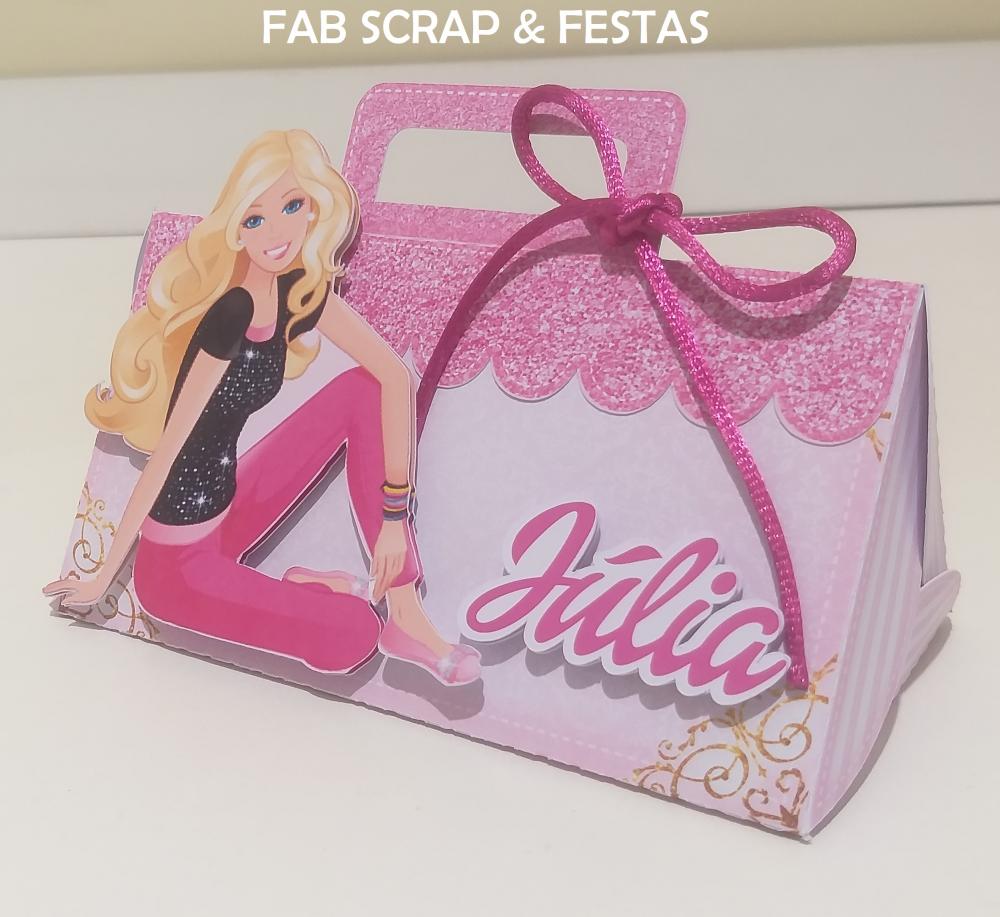 CAIXA MALETA TRIANGULAR BARBIE