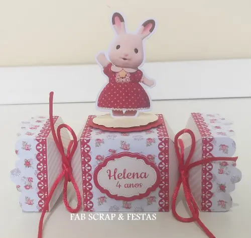 CAIXA BALA SYLVANIAN FAMILIES FLORAL