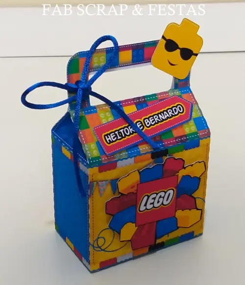 CAIXA MALETA LEGO