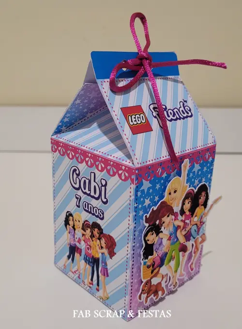 CAIXA MILK LEGO FRIENDS