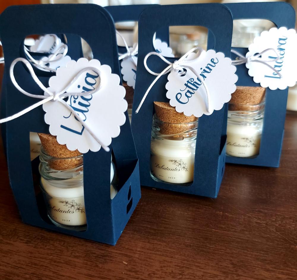 Mini Vela Aromática Personalizada Debutantes