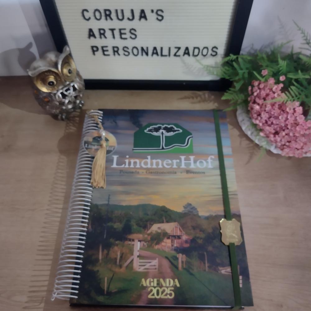 Agenda Grande - Tam. A4 - para Pousadas/hotel com Personalizaçã