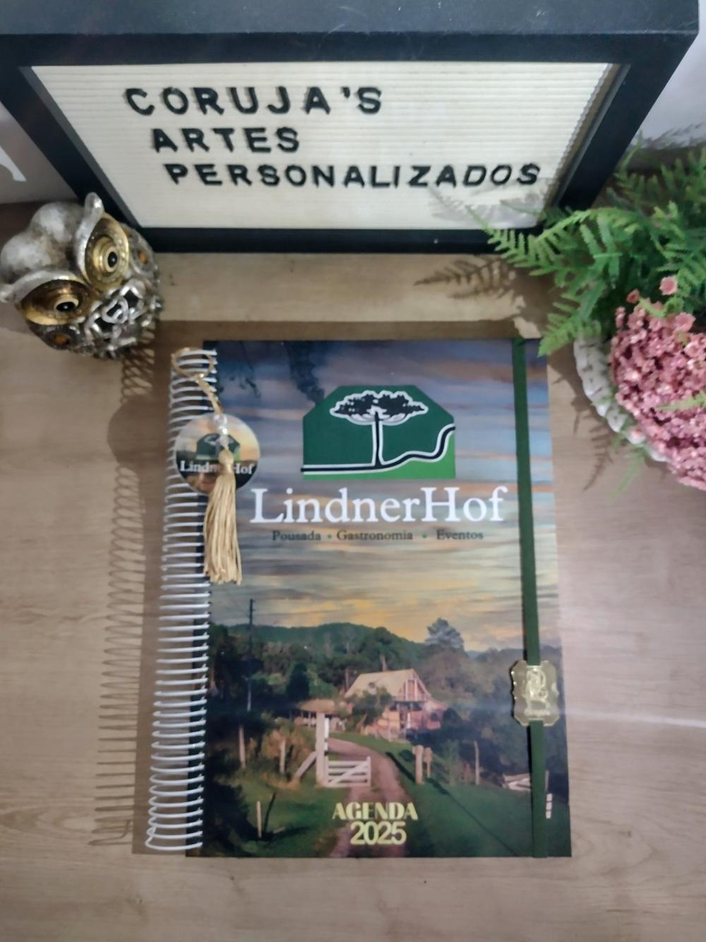 Agenda Grande - Tam. A4 - para Pousadas/hotel com Personalizaçã