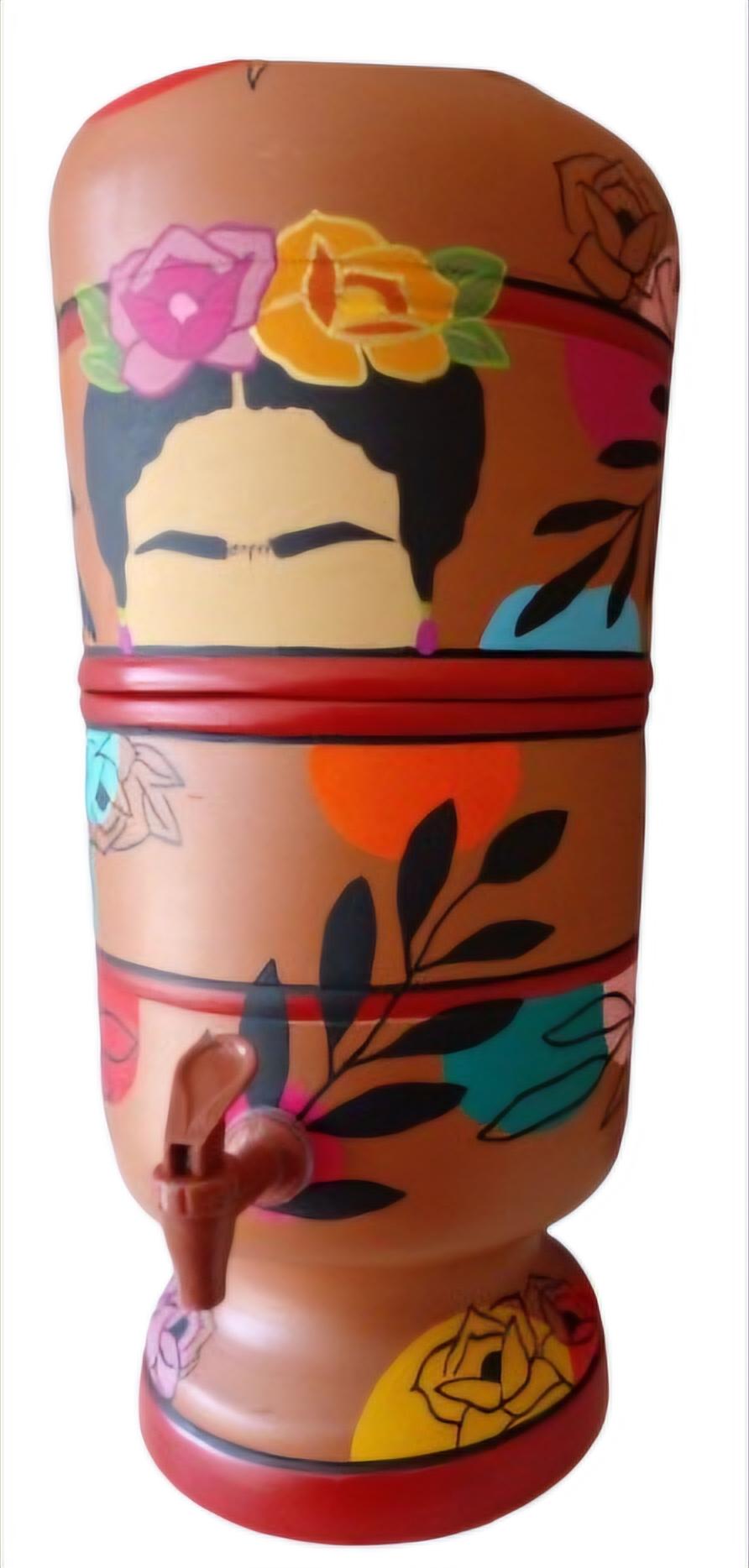 Filtro de Barro Decorado "Frida" 6 litros