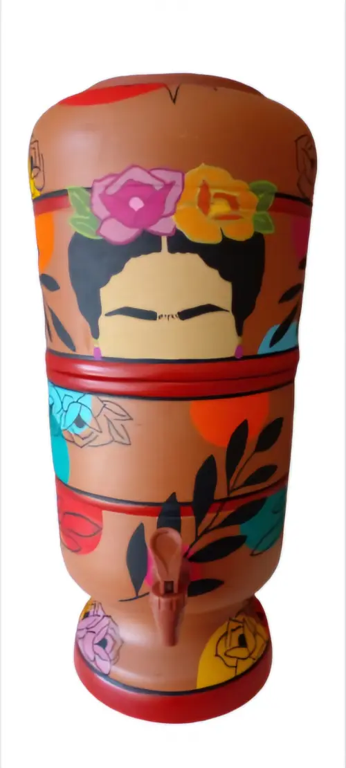 Filtro de Barro Decorado "Frida" 6 litros