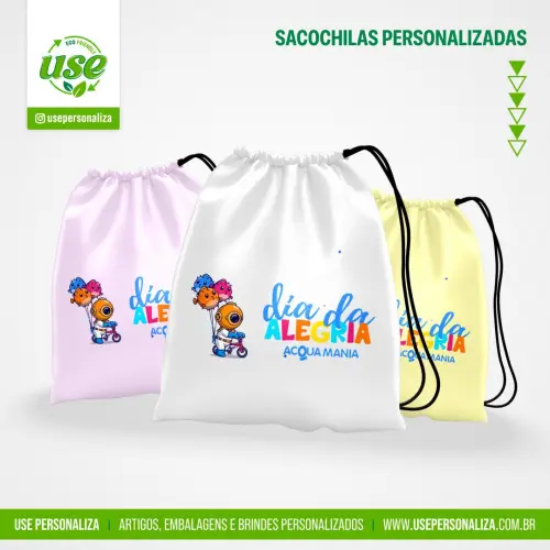 Mochilas Personalizadas com temas da sua festa ou evento.