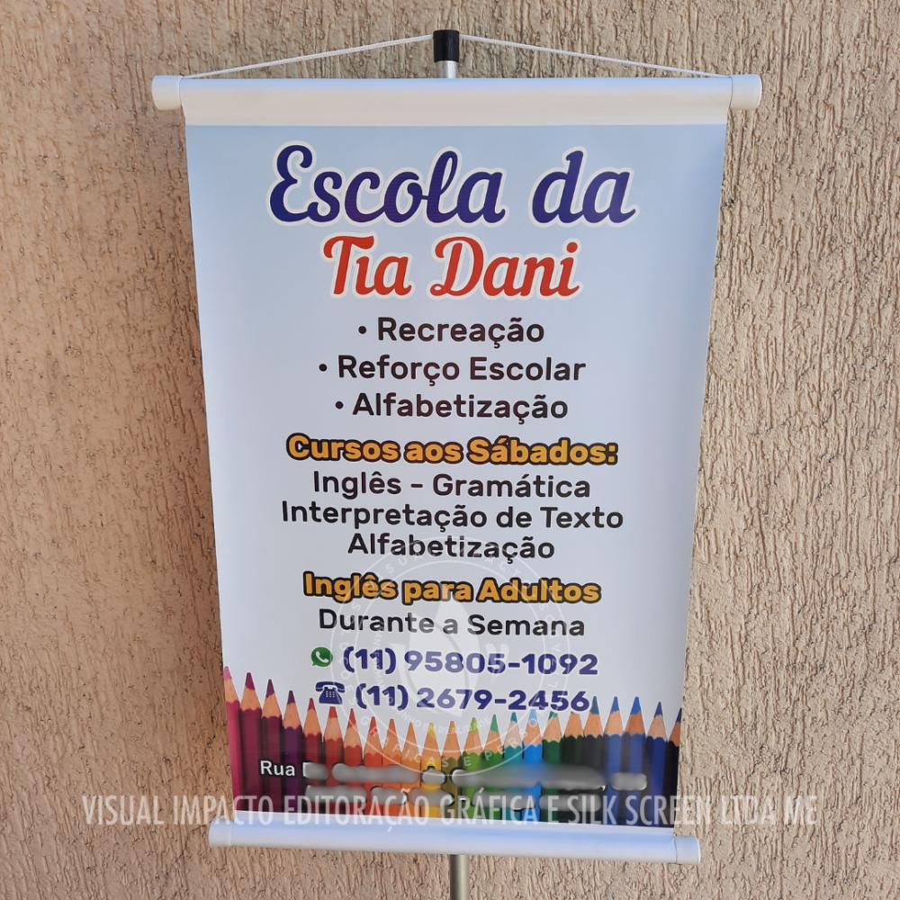 Banner Personalizado 60x90cm  para Comércio e Serviço