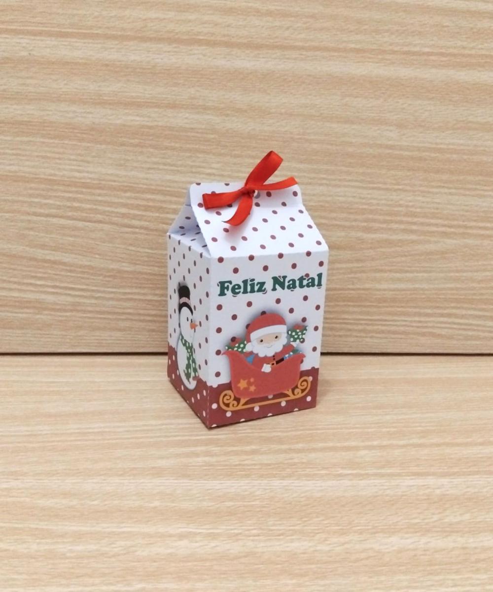 Caixinha Milk natal - lembrancinha