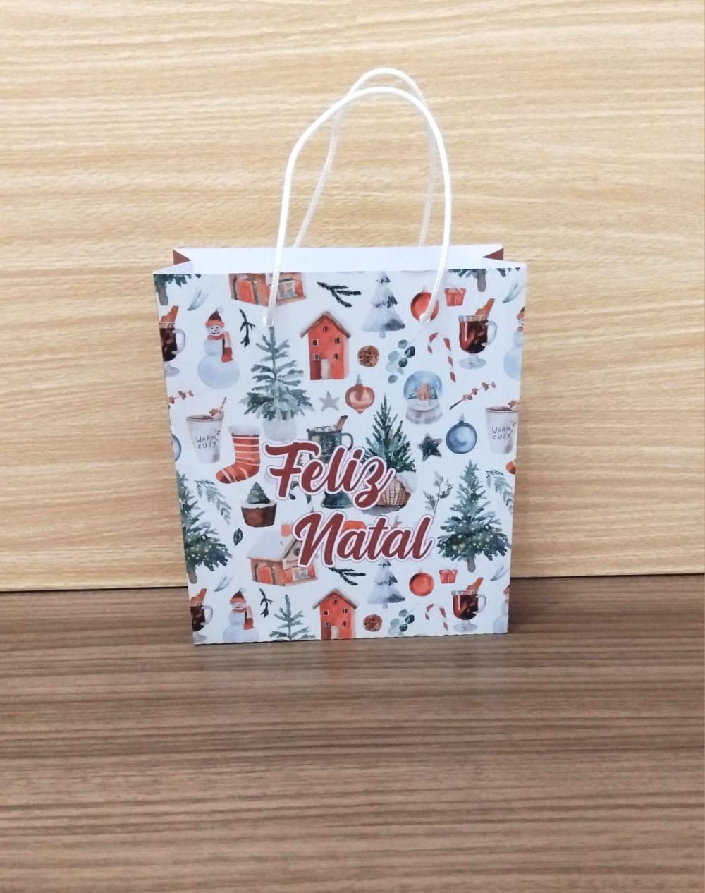 sacolinha personalizada natal