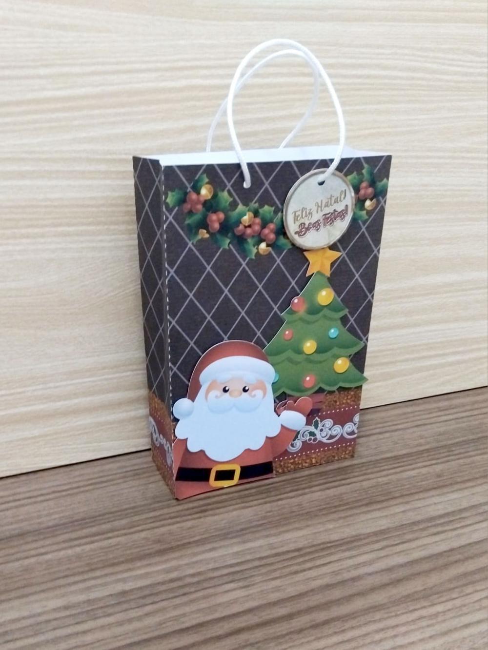 sacolinha personalizada natal