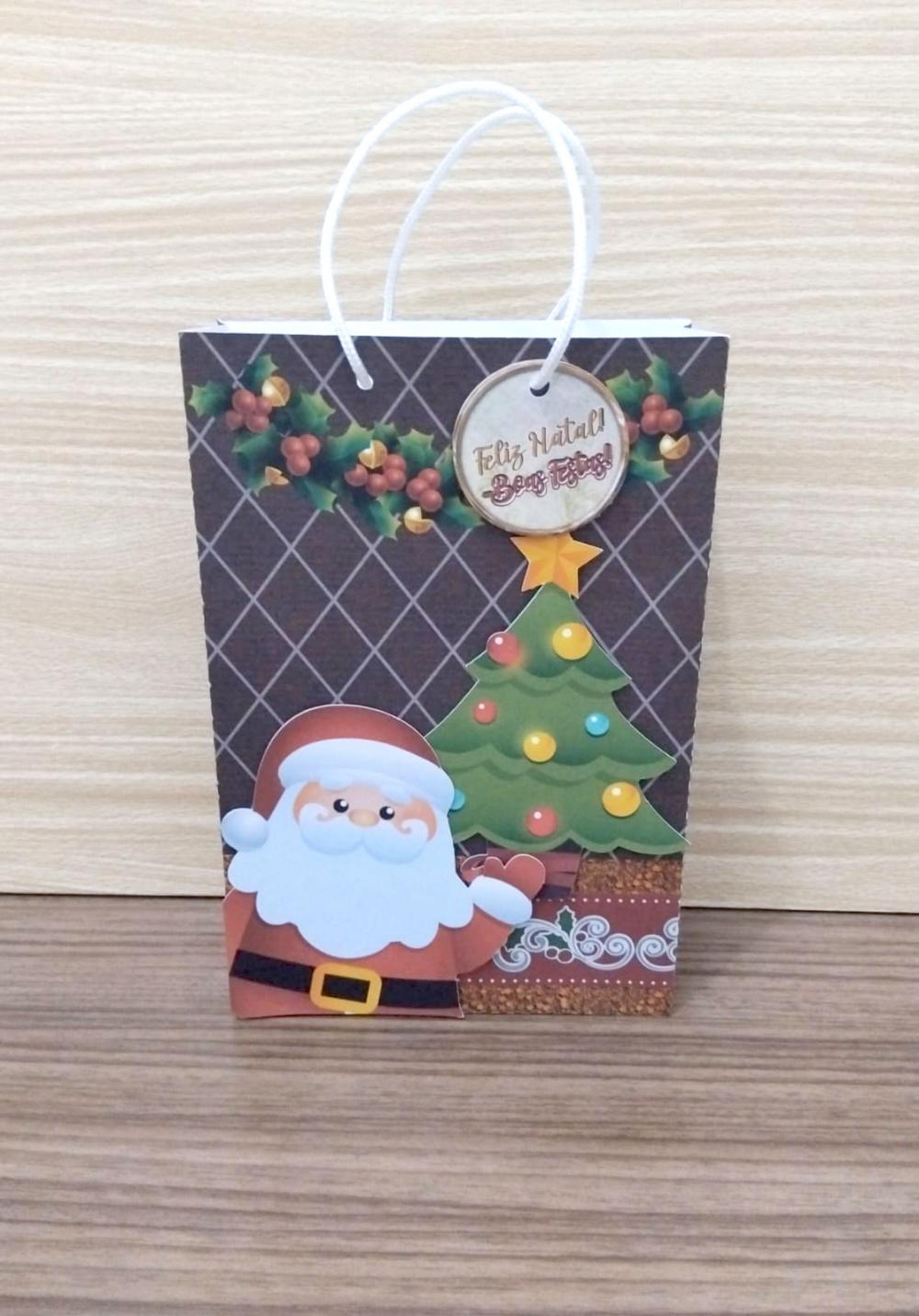 sacolinha personalizada natal