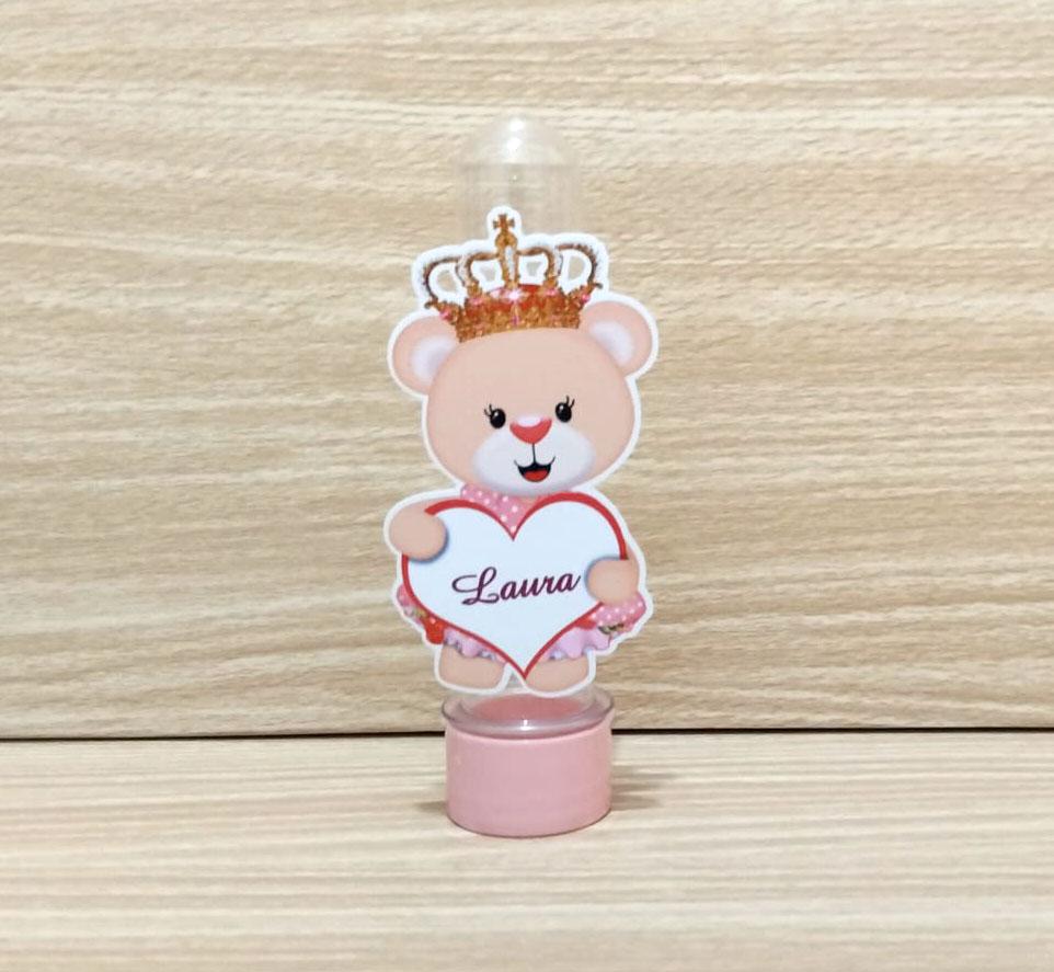 Tubete personalizado ursinha princesa