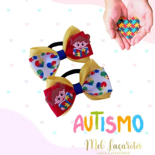 Parzinho de lacinhos Autismo