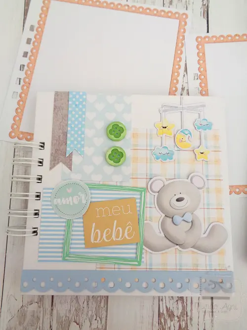 mini album personalizado scrapbook