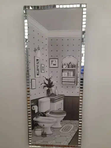 Quadro em mdf para Decorar Lavabo