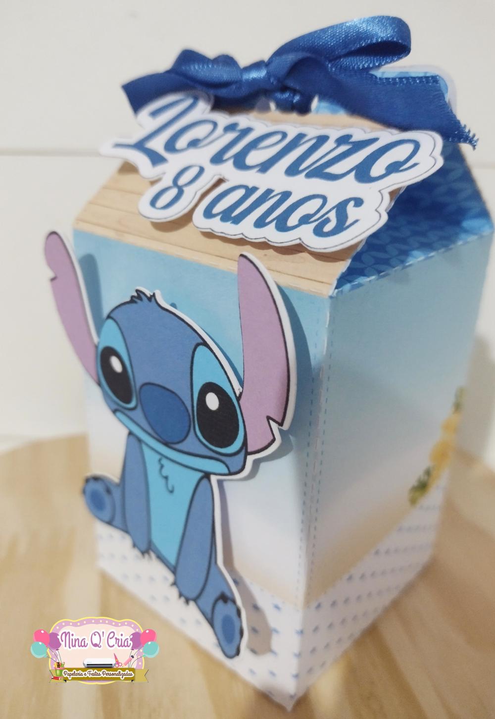 Kit 120 Itens Personalizados Stitch