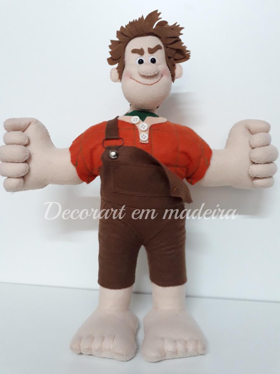 Ralph boneco decoraivo em feltro