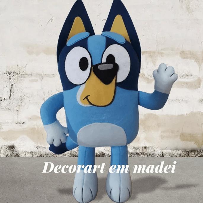 Boneco decoração em feltro Cachorrinha Bluey