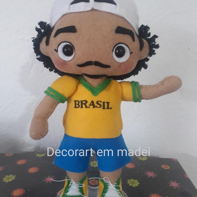 Bruno Mars Brasil boneco em feltro