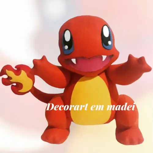 Charmander Pokémon em feltro