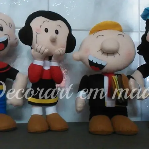 Kit turma do Popeye decoração feltro