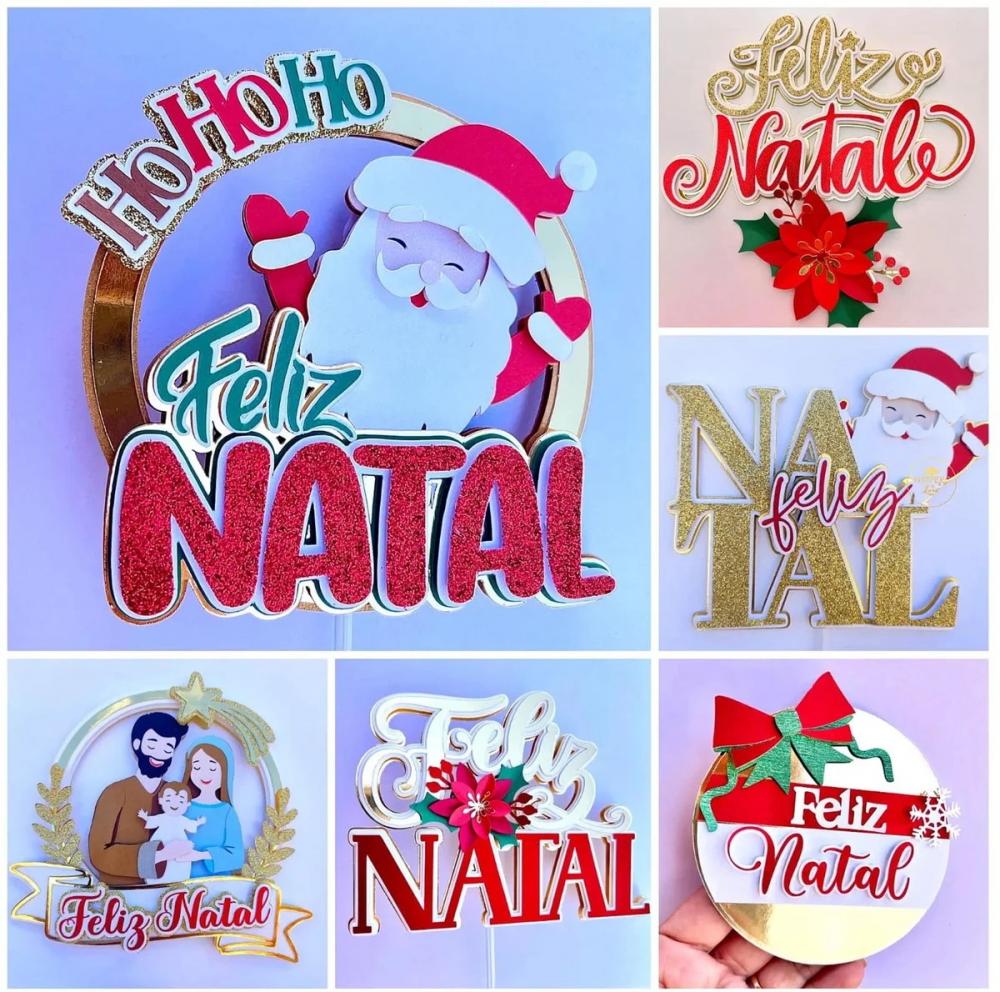 Arquivos de corte topos natal