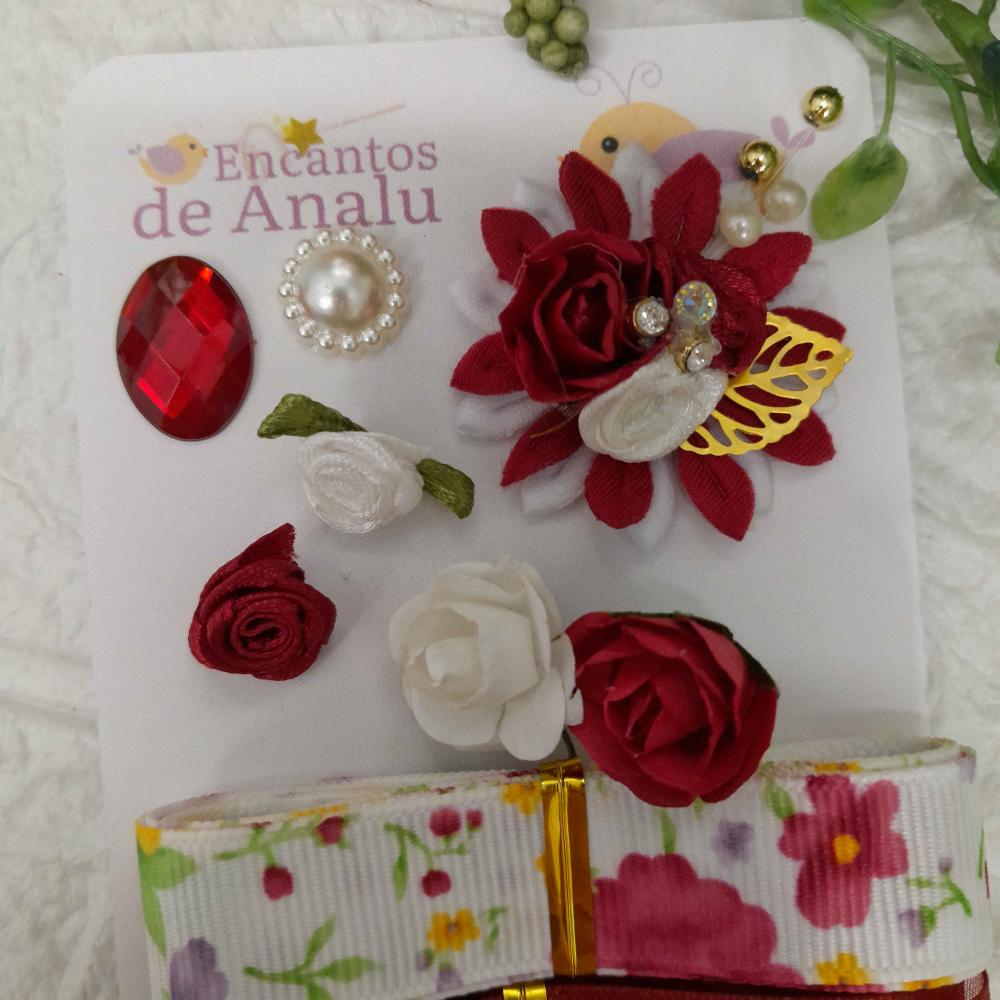 Kit de Fitas e Embellishment - Kit único e exclusivo