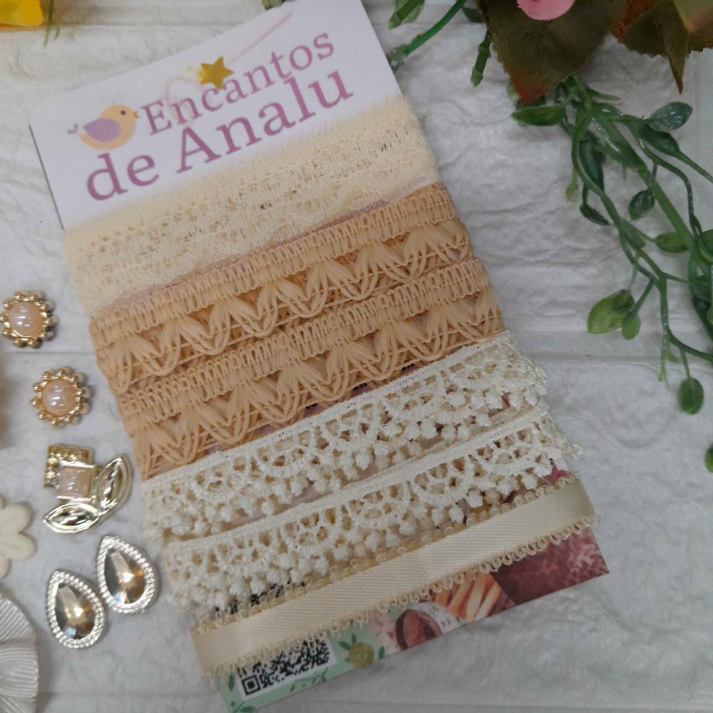 Kit de Fitas e Embellishment - Kit único e exclusivo