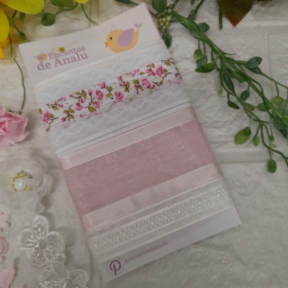 Kit de Fitas e Embellishment - Kit único e exclusivo