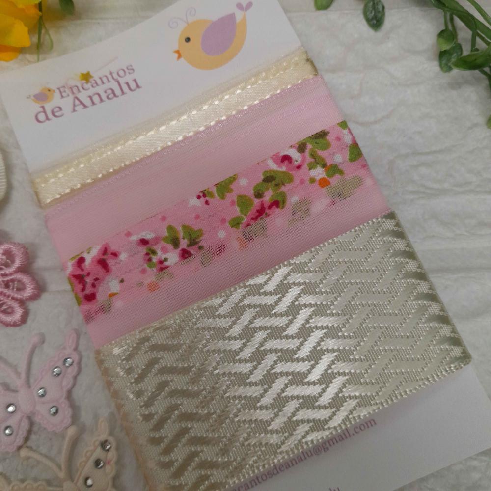 Kit de Fitas e Embellishment - Kit único e exclusivo