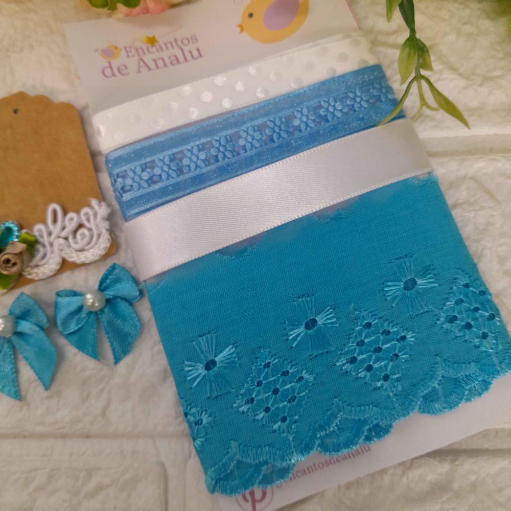 Kit de Fitas e Embellishment - Kit único e exclusivo