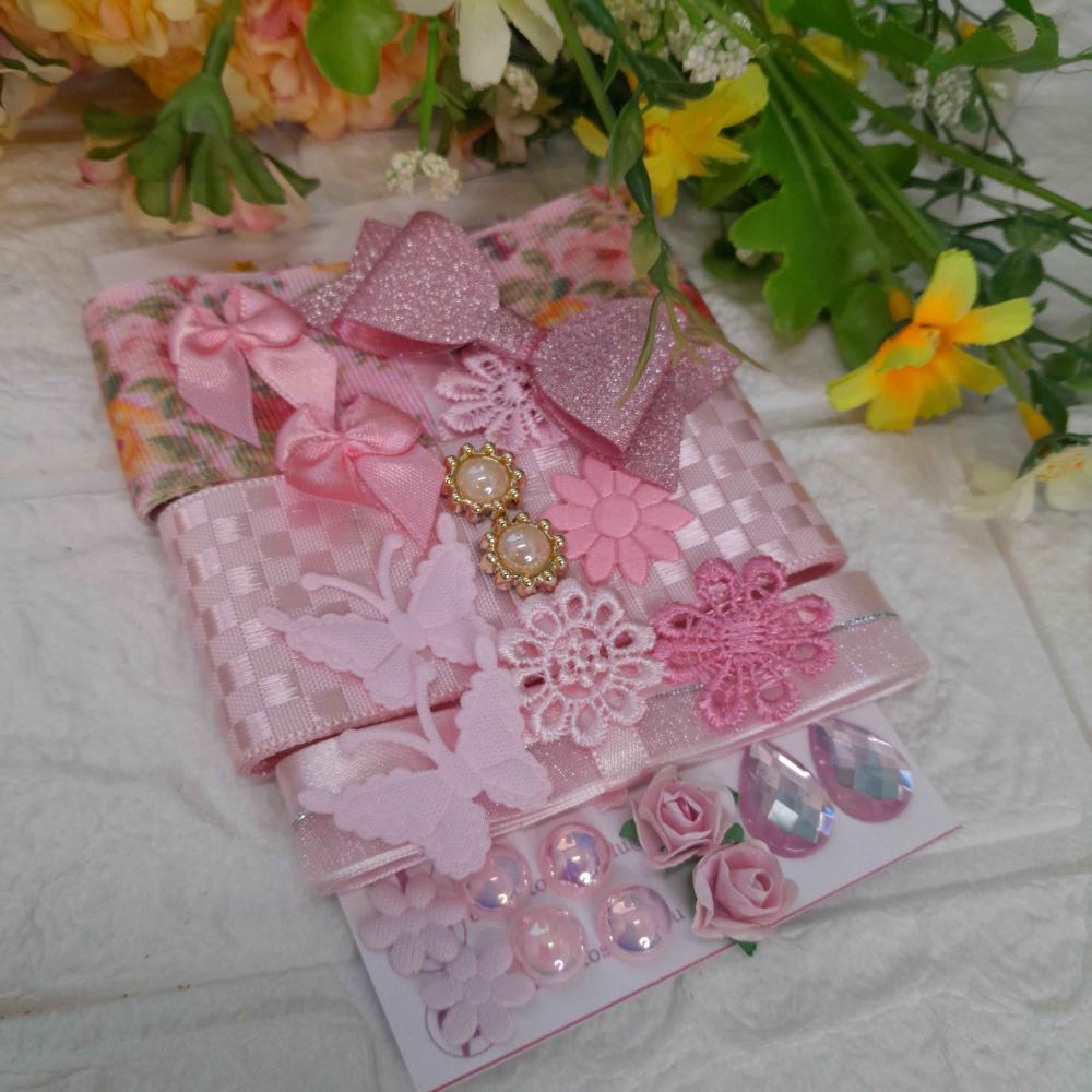 Kit de Fitas e Embellishment - Kit único e exclusivo