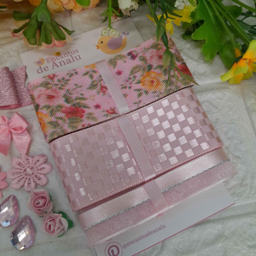 Kit de Fitas e Embellishment - Kit único e exclusivo