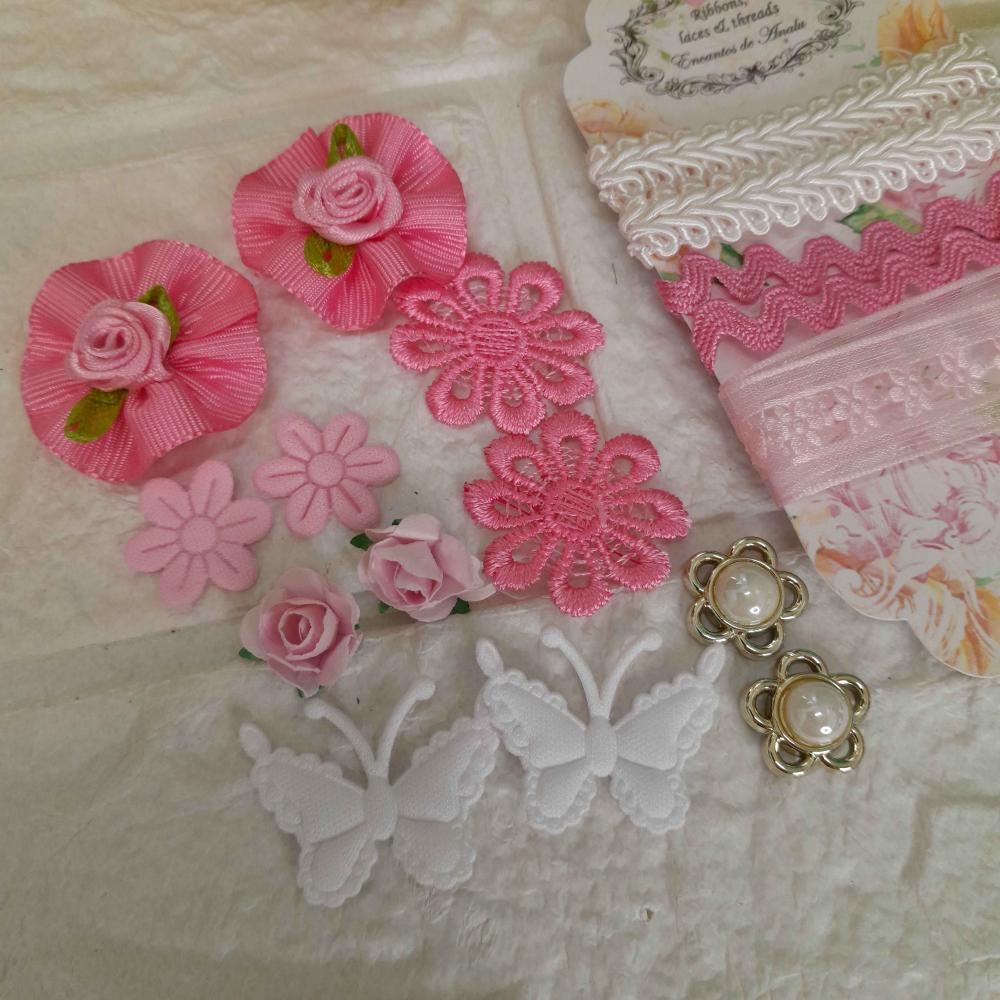 Kit de Fitas e Embellishment - Kit único e exclusivo