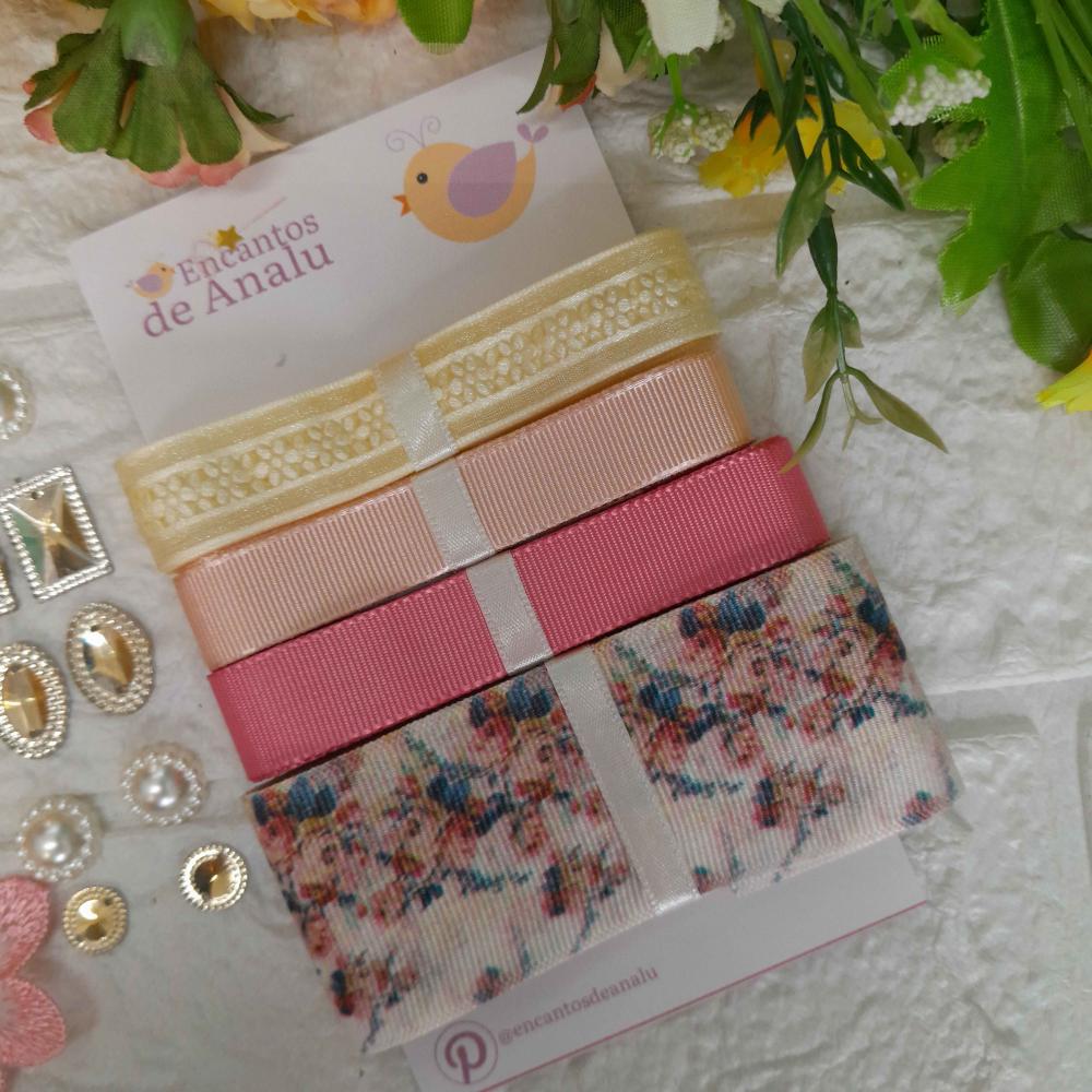 Kit de Fitas e Embellishment - Kit único e exclusivo