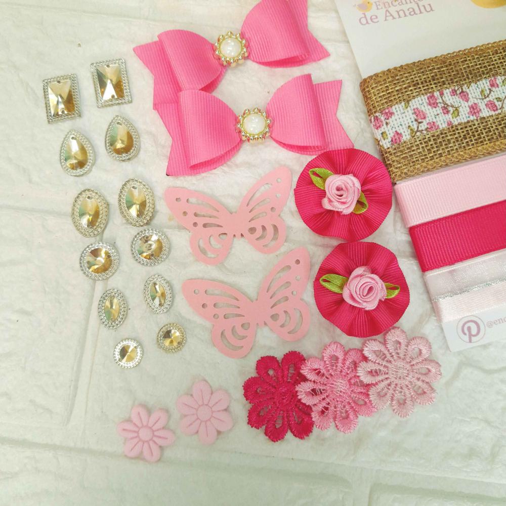 Kit de Fitas e Embellishment - Kit único e exclusivo