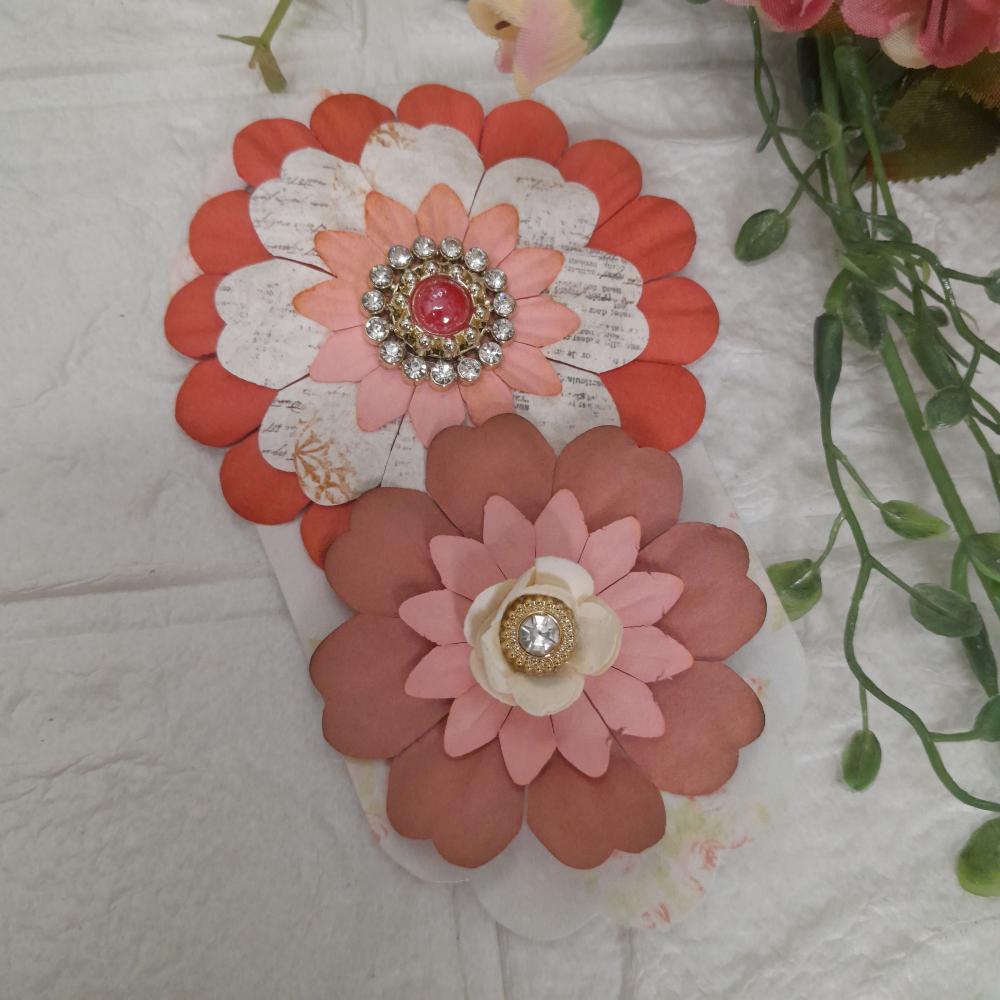 Flores de Papel Estilizadas para Artesanato e Scrap