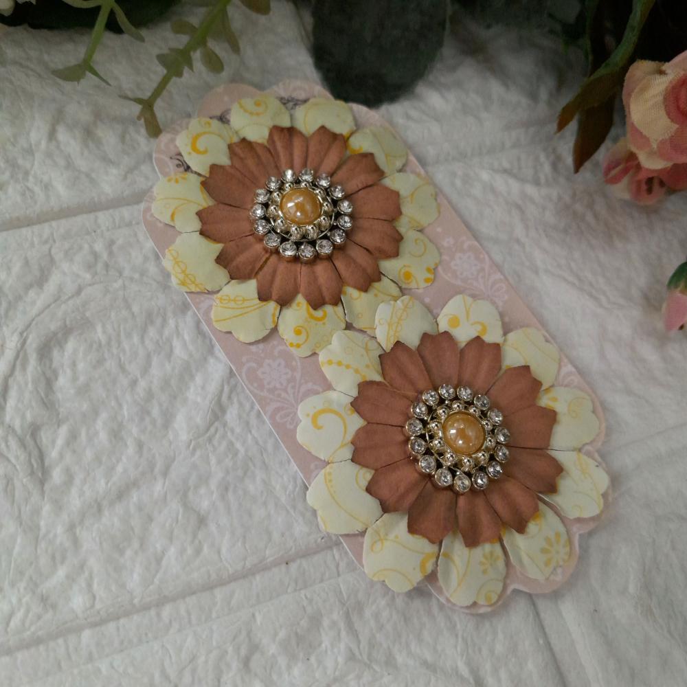 Flores de Papel Estilizadas para Artesanato e Scrap