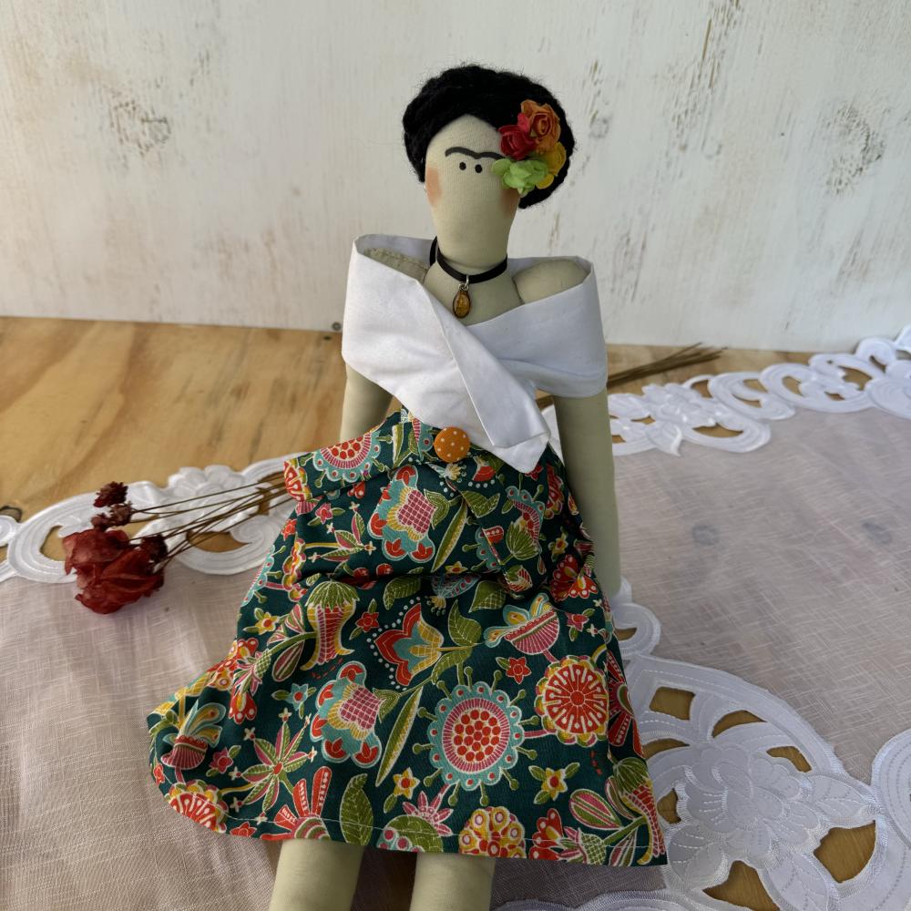 Boneca Tilda Frida Khalo