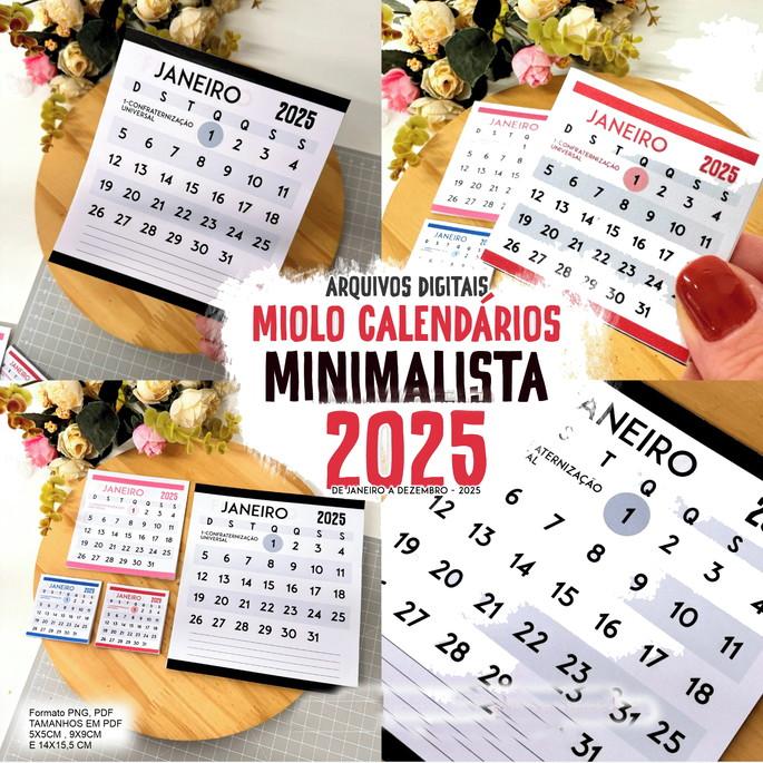 Arquivo Digital Combo Miolo Calendário 2025