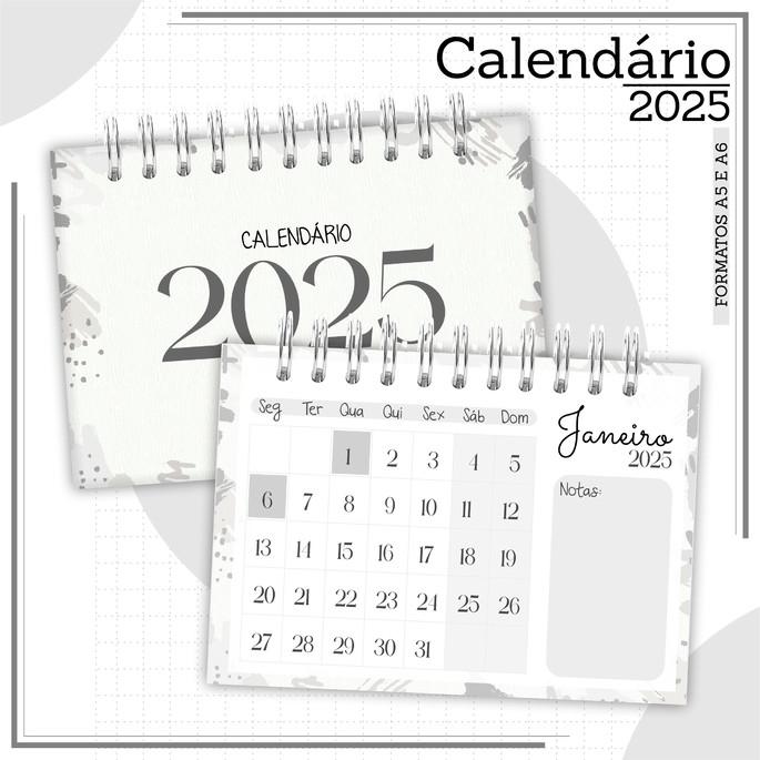 Arquivo Digital Calendário de Mesa 2025