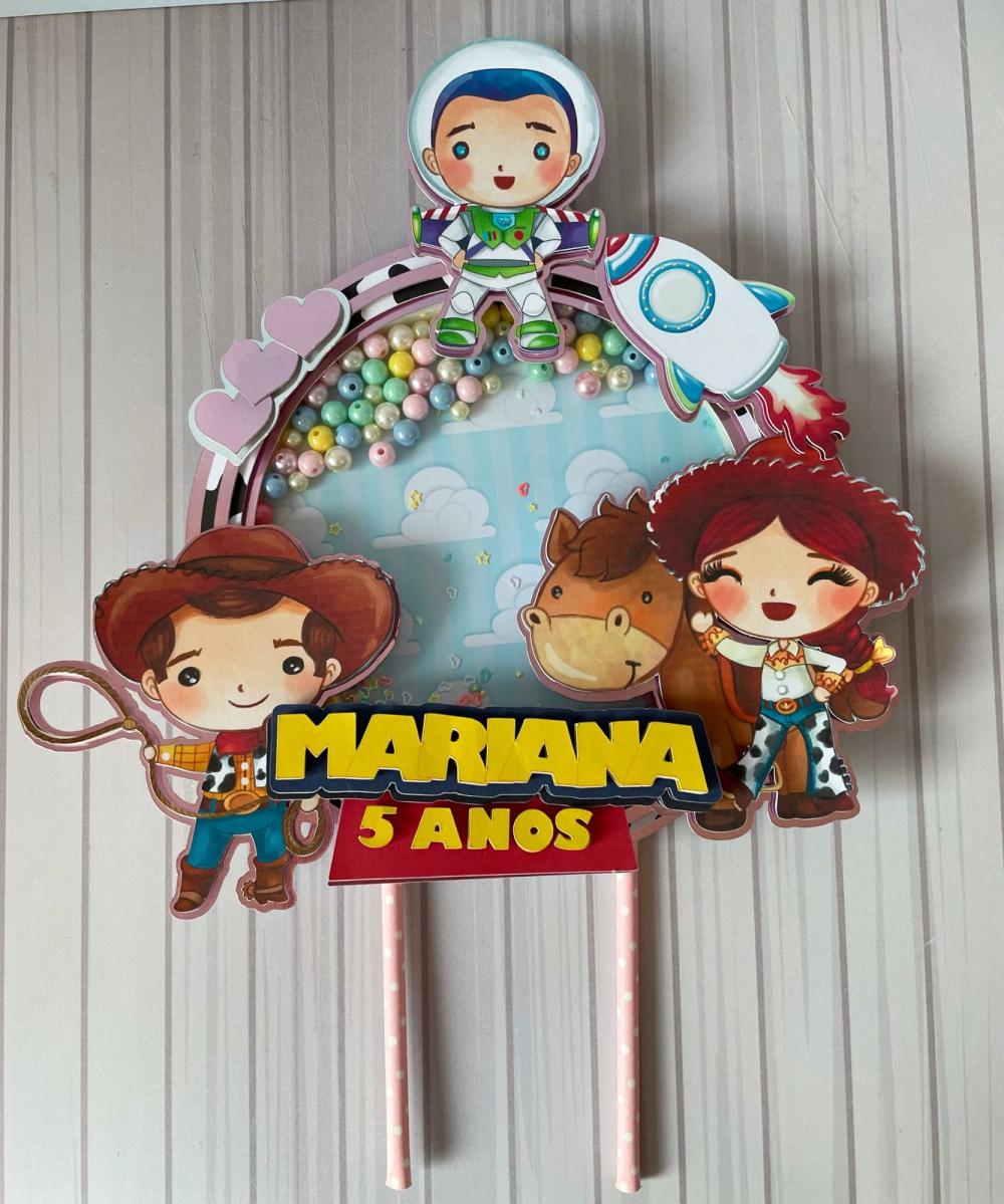 Topo de Bolo Toy Story