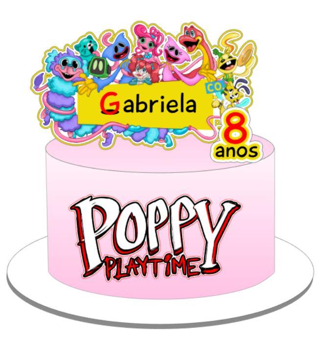 Arquivo de corte Topo de Bolo POPPY PLAYTIME