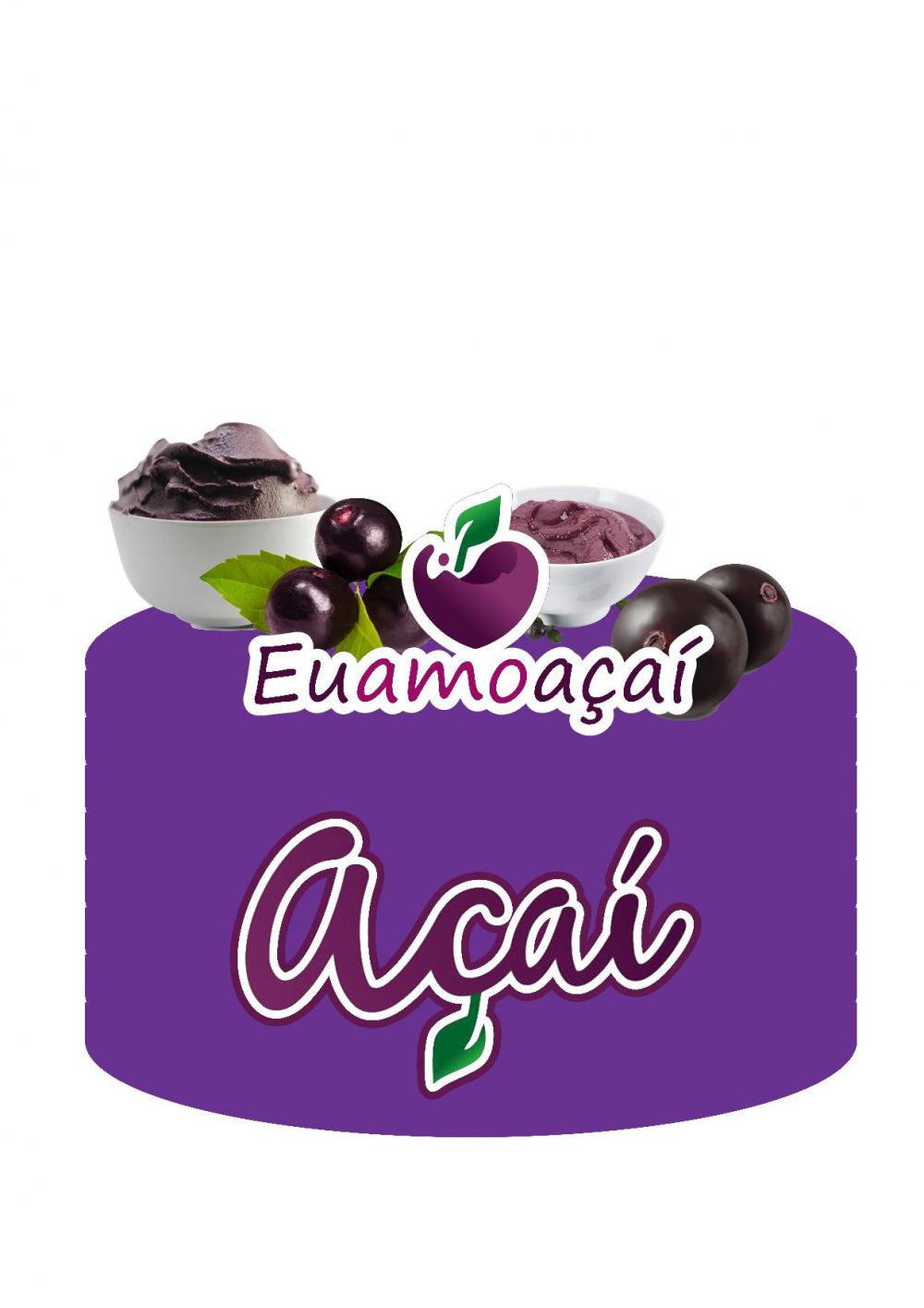 Topo de Bolo Açaí