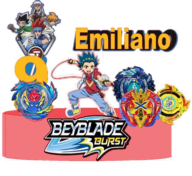 Arquivo de corte topo de bolo Beyblade