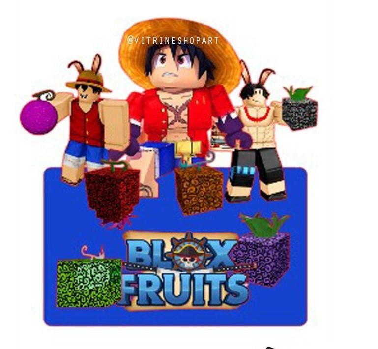 Arquivo de corte topo de bolo Blox Fruit